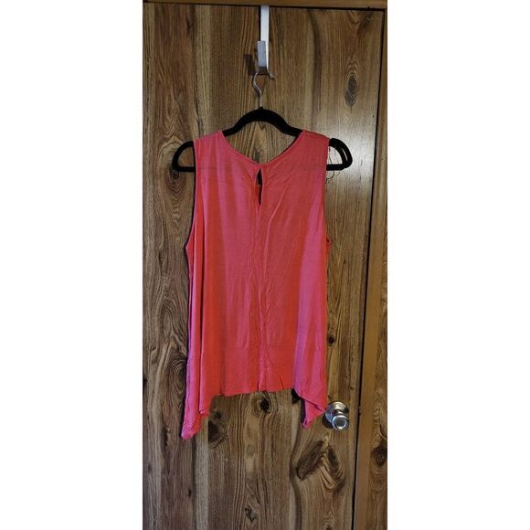 Ellie & Kate coral sleeveless blouse - Picture 5 of 5